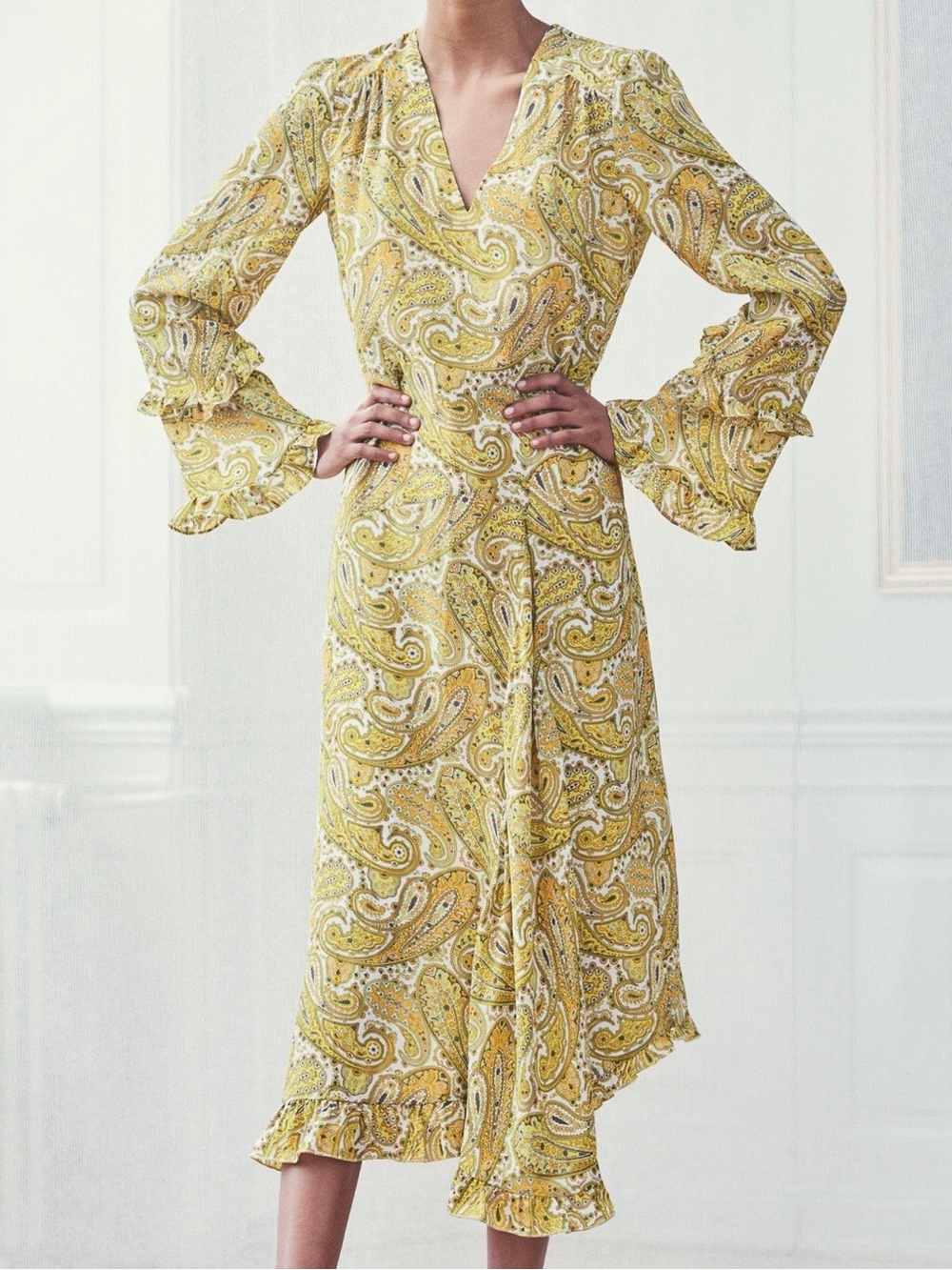Baum Und Pferdgarten Ameli Dress Yellow Paisley